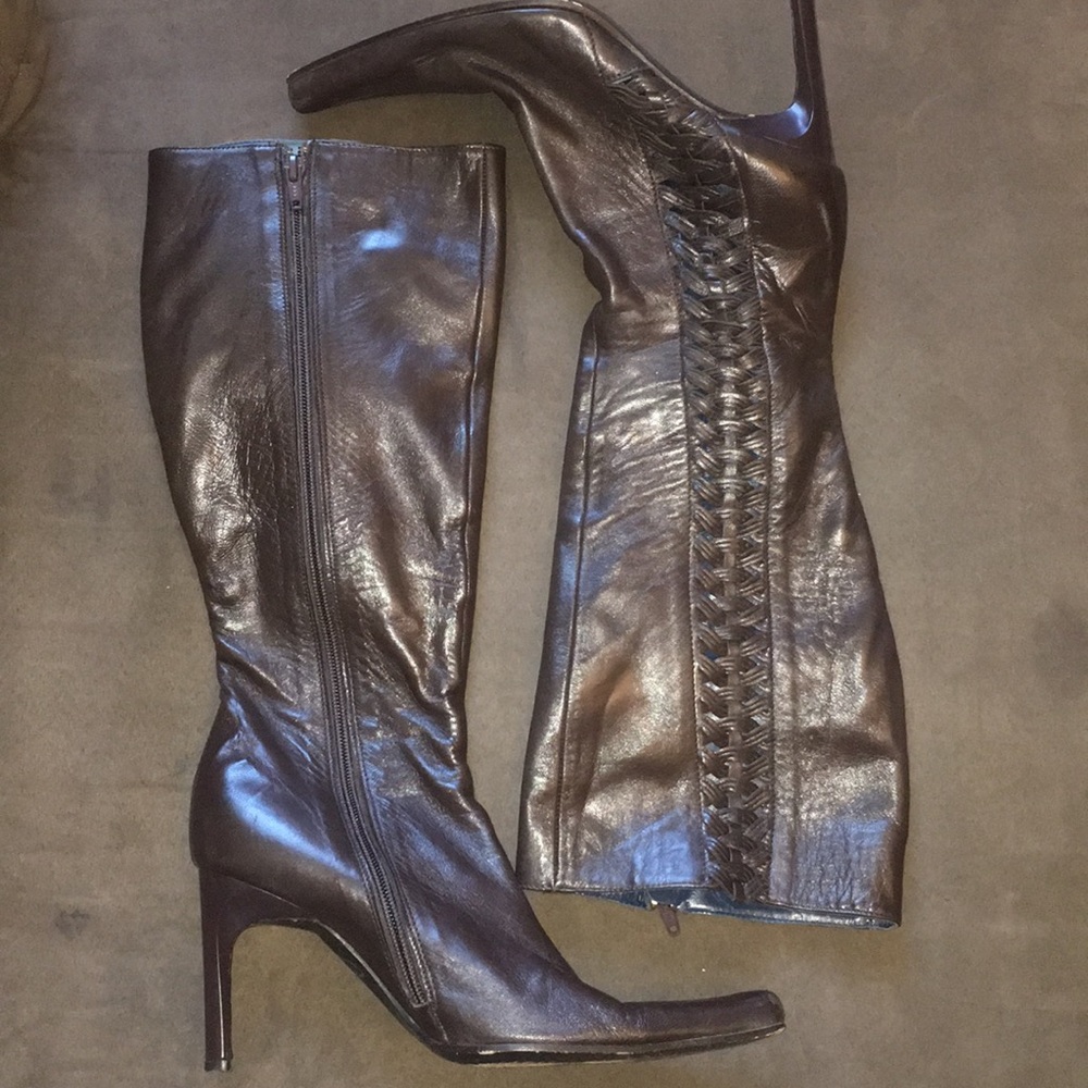 BCBG Leather Boots